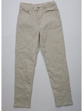 Vintage Y2K 2001 Levis 512 Womens 10 Slim Fit Tapered Leg Denim Jeans Beige